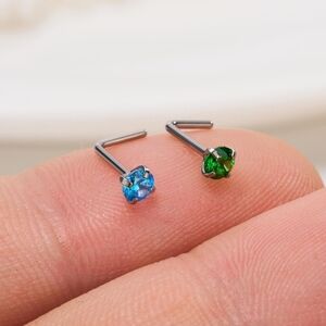 2 nose rings